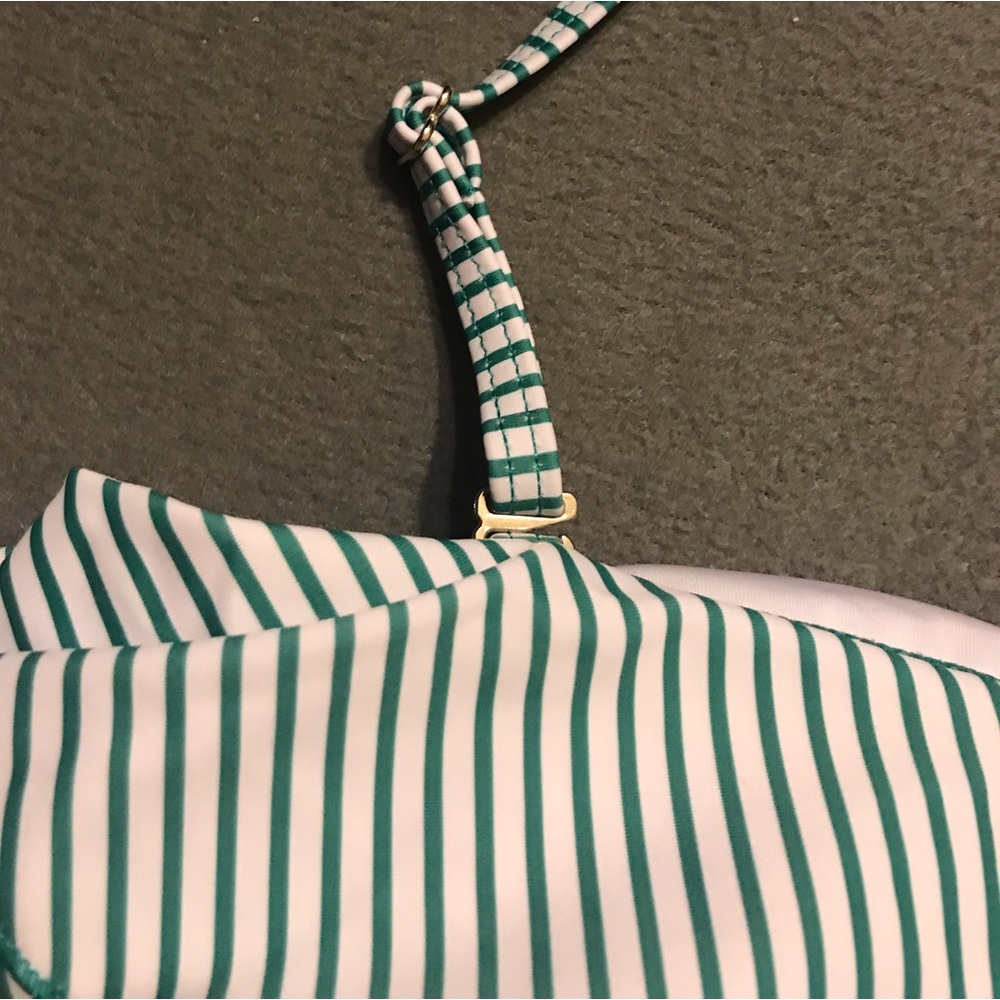 NEW Striped Ruffle Bikini - Picture 12 of 16